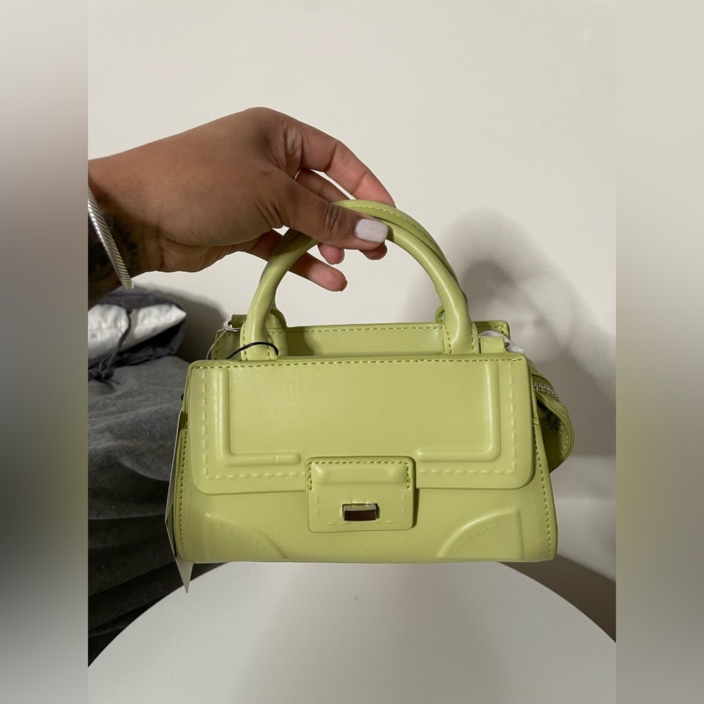 Zara Mini Crossbody Bag - Lime